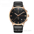 Multifunctional Calendar Leather Strap Watches For Men